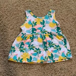 Fun Parrot Sleeveless Dress